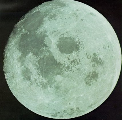 A photo of the moon
