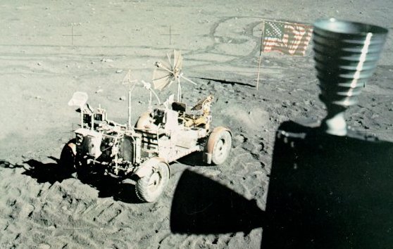 Photo of the Lunar Roving Vehicle
