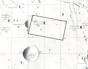 A map of the highlands west of Mare Tranquillitatis