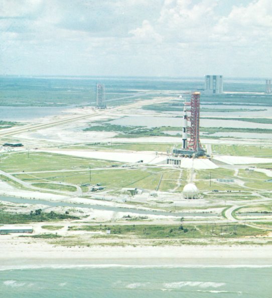 A photo of Pad A of Launch Complex 39