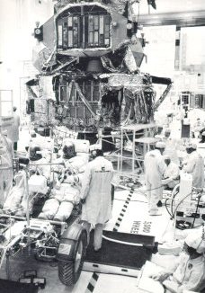 Photo of Apollo 17 lunar module and Lunar Roving Vehicle