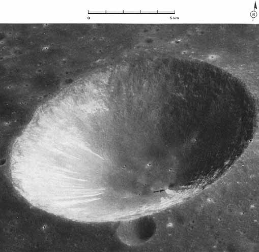 Figure 119 oblique view of the crater Isidorus D
