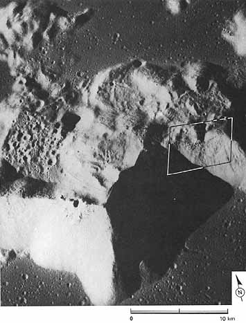 Figure 173 greater detail of the central peak complex of Tsiolkovsky