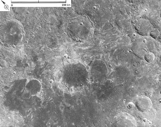 Figure 247 bright swirls in and around Mare Marginis on the eastern limb of the Moon