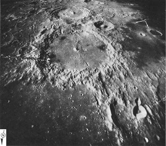 Figure 25 south-looking oblique view of the Moon