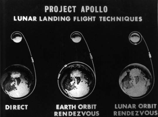 Contending lunar landing modes