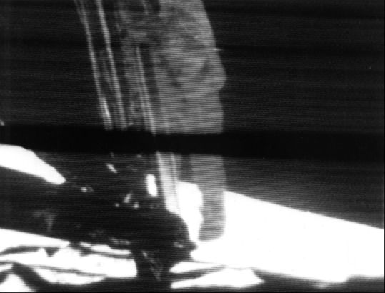 Armstrong's first step on moon